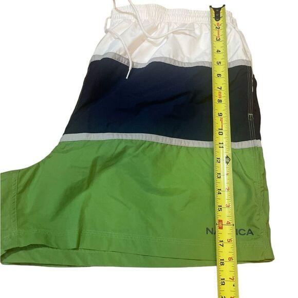 Nautica Swim Suit Mens Size XXL Colorblock Lined Casual Preppy - Picture 8 of 10